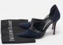 Manolo Blahnik Pre-owned Leather heels Blue Dames - Thumbnail 9