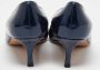 Manolo Blahnik Pre-owned Leather heels Blue Dames - Thumbnail 4