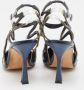 Manolo Blahnik Pre-owned Leather heels Blue Dames - Thumbnail 5