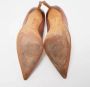 Manolo Blahnik Pre-owned Leather heels Brown Dames - Thumbnail 6