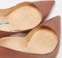 Manolo Blahnik Pre-owned Leather heels Brown Dames - Thumbnail 9