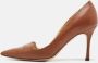 Manolo Blahnik Pre-owned Leather heels Brown Dames - Thumbnail 2