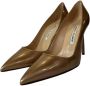 Manolo Blahnik Pre-owned Leather heels Brown Dames - Thumbnail 6