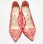 Manolo Blahnik Pre-owned Leather heels Pink Dames - Thumbnail 3