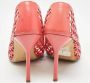 Manolo Blahnik Pre-owned Leather heels Pink Dames - Thumbnail 5