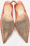 Manolo Blahnik Pre-owned Leather heels Pink Dames - Thumbnail 6