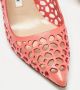 Manolo Blahnik Pre-owned Leather heels Pink Dames - Thumbnail 7