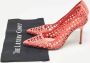 Manolo Blahnik Pre-owned Leather heels Pink Dames - Thumbnail 9