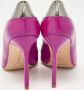 Manolo Blahnik Pre-owned Leather heels Purple Dames - Thumbnail 3