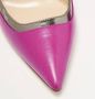 Manolo Blahnik Pre-owned Leather heels Purple Dames - Thumbnail 5