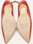 Manolo Blahnik Pre-owned Leather heels Red Dames - Thumbnail 5