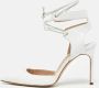 Manolo Blahnik Pre-owned Leather heels White Dames - Thumbnail 2