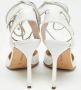 Manolo Blahnik Pre-owned Leather heels White Dames - Thumbnail 5