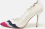 Manolo Blahnik Pre-owned Leather heels White Dames - Thumbnail 2