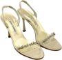 Manolo Blahnik Pre-owned Leather heels Yellow Dames - Thumbnail 3