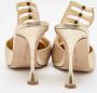 Manolo Blahnik Pre-owned Leather mules Beige Dames - Thumbnail 4