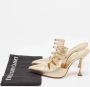 Manolo Blahnik Pre-owned Leather mules Beige Dames - Thumbnail 8