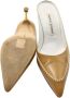 Manolo Blahnik Pre-owned Leather mules Brown Dames - Thumbnail 9