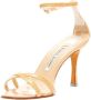 Manolo Blahnik Pre-owned Leather sandals Beige Dames - Thumbnail 4