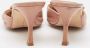 Manolo Blahnik Pre-owned Leather sandals Beige Dames - Thumbnail 5