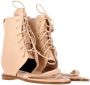 Manolo Blahnik Pre-owned Leather sandals Beige Dames - Thumbnail 2