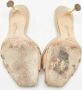 Manolo Blahnik Pre-owned Leather sandals Beige Dames - Thumbnail 6