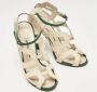 Manolo Blahnik Pre-owned Leather sandals Beige Dames - Thumbnail 4