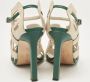 Manolo Blahnik Pre-owned Leather sandals Beige Dames - Thumbnail 5