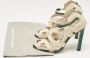 Manolo Blahnik Pre-owned Leather sandals Beige Dames - Thumbnail 9