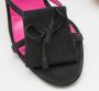 Manolo Blahnik Pre-owned Leather sandals Black Dames - Thumbnail 6