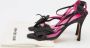 Manolo Blahnik Pre-owned Leather sandals Black Dames - Thumbnail 8