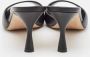 Manolo Blahnik Pre-owned Leather sandals Black Dames - Thumbnail 5