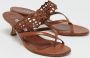 Manolo Blahnik Pre-owned Leather sandals Brown Dames - Thumbnail 3