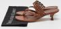 Manolo Blahnik Pre-owned Leather sandals Brown Dames - Thumbnail 8