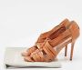 Manolo Blahnik Pre-owned Leather sandals Brown Dames - Thumbnail 9