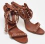 Manolo Blahnik Pre-owned Leather sandals Brown Dames - Thumbnail 2