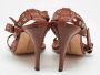 Manolo Blahnik Pre-owned Leather sandals Brown Dames - Thumbnail 3