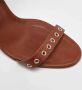 Manolo Blahnik Pre-owned Leather sandals Brown Dames - Thumbnail 6