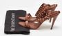 Manolo Blahnik Pre-owned Leather sandals Brown Dames - Thumbnail 7