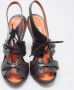 Manolo Blahnik Pre-owned Leather sandals Gray Dames - Thumbnail 4