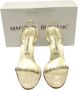 Manolo Blahnik Pre-owned Leather sandals Gray Dames - Thumbnail 9