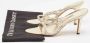 Manolo Blahnik Pre-owned Leather sandals Gray Dames - Thumbnail 7