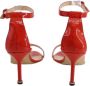 Manolo Blahnik Pre-owned Leather sandals Orange Dames - Thumbnail 4