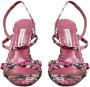 Manolo Blahnik Pre-owned Leather sandals Pink Dames - Thumbnail 4