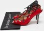 Manolo Blahnik Pre-owned Leather sandals Red Dames - Thumbnail 9