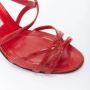 Manolo Blahnik Pre-owned Leather sandals Red Dames - Thumbnail 7