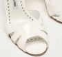 Manolo Blahnik Pre-owned Leather sandals White Dames - Thumbnail 7