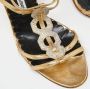 Manolo Blahnik Pre-owned Leather sandals Yellow Dames - Thumbnail 7