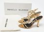 Manolo Blahnik Pre-owned Leather sandals Yellow Dames - Thumbnail 9