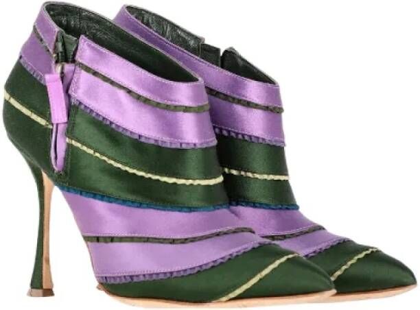 Manolo Blahnik Pre-owned Plastic boots Multicolor Dames